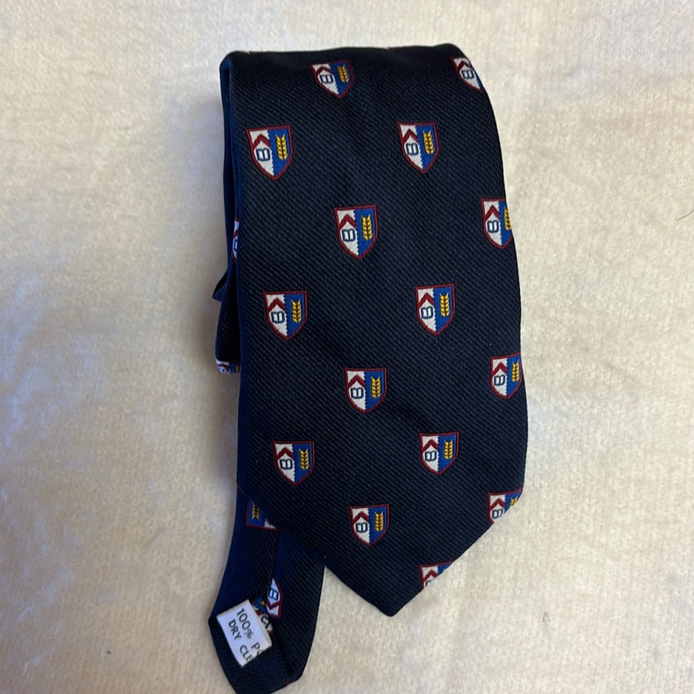 SW Shepherd & Woodward Oxford Blue Neck Tie 100% Polyester New